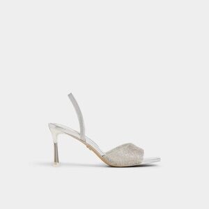 Aldo Andyana Silver Heeled Sandals